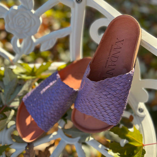 Alex Huarache Slide Women's Sandal- Lilac